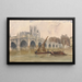 Ponte di Westminster e l'abbazia - Thomas Hollis — quadro incorniciato alla parete