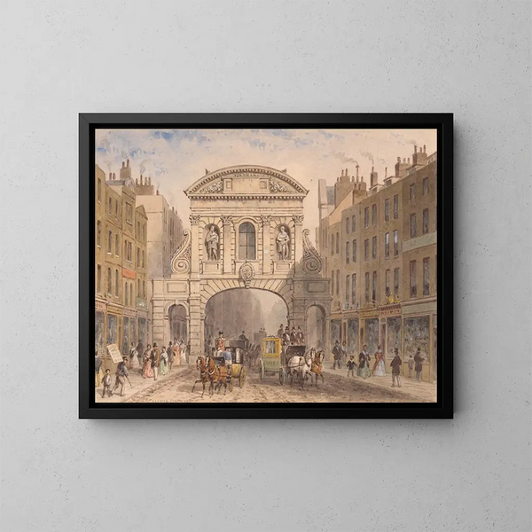 Temple Bar - Thomas Hosmer Shepherd — quadro incorniciato alla parete