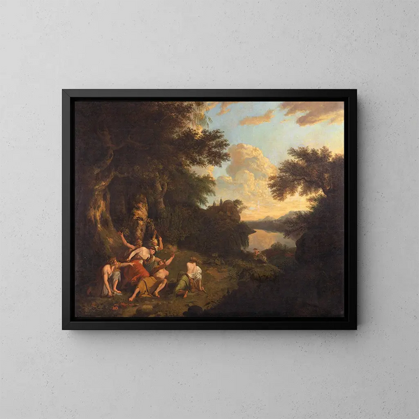 La Mort d'Orphée - Thomas Jones — quadro incorniciato alla parete