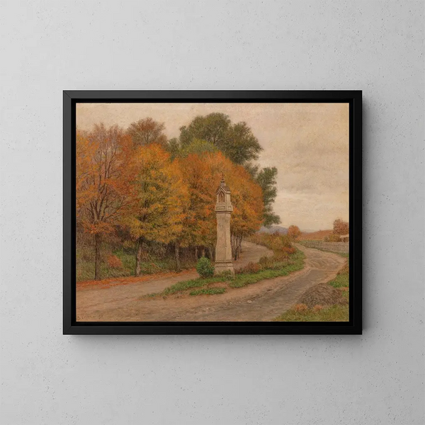 Un oratorio ai margini della foresta - Thomas Leitner — quadro incorniciato alla parete