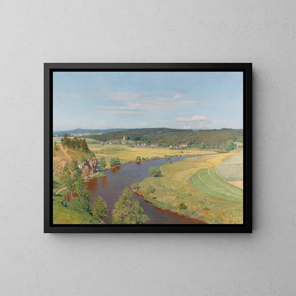 Al bordo del Thaya - Thomas Leitner — quadro incorniciato alla parete