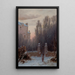 Le vieux domaine en hiver - Thomas Lochlan Smith — quadro incorniciato alla parete
