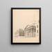 St George's Bloomsbury - Thomas Malton — quadro incorniciato alla parete