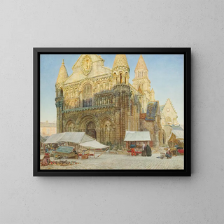 Notre-Dame la Grande de Poitiers - Thomas Matthews Rooke — quadro incorniciato alla parete
