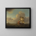 Navigazione nell'estuario del Tamigi - Thomas Mellish — quadro incorniciato alla parete