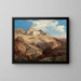 Un po' di Acoma, Nuovo Messico - Thomas Moran — quadro incorniciato alla parete