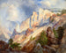 Una pioggia passeggera nel canyon di Yellowstone - Thomas Moran — vista dell’opera