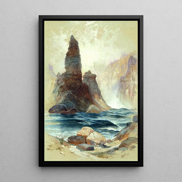 Thomas Moran - Above Tower Falls Yellowstone.webp