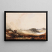 Paesaggio alpino - Thomas Moran — quadro incorniciato alla parete