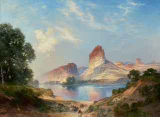 Un paradis indien, rivière verte, Wyoming - Thomas Moran — vista dell’opera