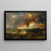 Falesie del fiume Colorado superiore - Territorio del Wyoming - Thomas Moran — quadro incorniciato alla parete