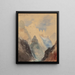 Dall'alto di Great Fall Yellowstone - Thomas Moran — quadro incorniciato alla parete