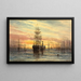 Scène di porto - Thomas Moran — quadro incorniciato alla parete