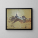 Pic Index, Clarks Fork, Wyoming - Thomas Moran — quadro incorniciato alla parete