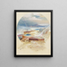 Terrasse Minerva Yellowstone - Thomas Moran — quadro incorniciato alla parete
