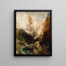 Nebbia nel canyon di Kanab, Utah - Thomas Moran — quadro incorniciato alla parete
