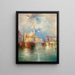 Lever de lune à Chioggia, Venise - Thomas Moran — quadro incorniciato alla parete