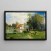 vicino a East Hampton, Long Island - Thomas Moran — quadro incorniciato alla parete
