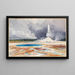 Old Castle Geyser - Thomas Moran — quadro incorniciato alla parete