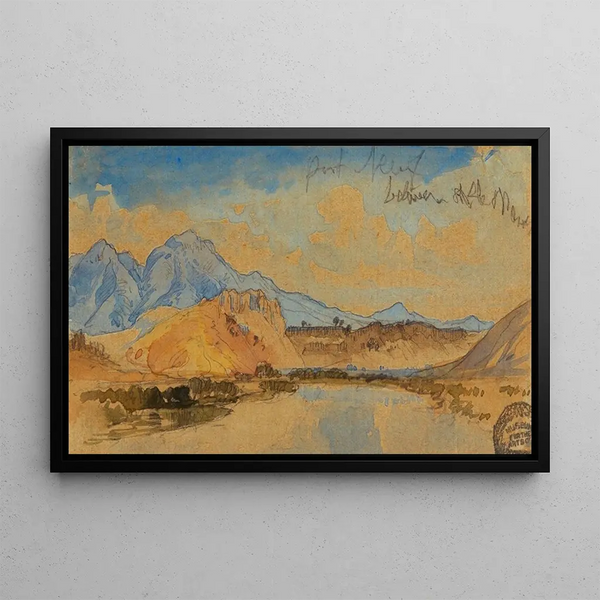 Canyon de Port Neuf Idaho - Thomas Moran — quadro incorniciato alla parete