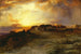 Pueblo al tramonto Laguna - Thomas Moran — vista dell’opera