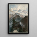 Sommet de la Sierra Nevada - Thomas Moran — quadro incorniciato alla parete
