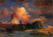 Nuvole al Tramonto sul Fiume Verde Wyoming - Thomas Moran — vista dell’opera
