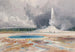 Le Château Geyser, Upper Geyser Basin, Parco nazionale di Yellowstone - Thomas Moran — vista dell’opera