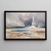 Le Château Geyser, Upper Geyser Basin, Parco nazionale di Yellowstone - Thomas Moran — quadro incorniciato alla parete