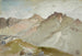 L'Extrémité superiore del Little Cottonwood Canyon, catena Wasatch vicino a Ogden, Utah - Thomas Moran — vista dell’opera