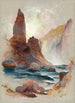 Tour à Tower Falls Yellowstone - Thomas Moran — vista dell’opera