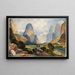 Vallée des eaux murmurantes, sud dello Utah - Thomas Moran — quadro incorniciato alla parete