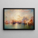 Venezia Grand Canal al tramonto - Thomas Moran — quadro incorniciato alla parete
