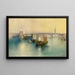 Venezia dalla torre di San Giorgio - Thomas Moran — quadro incorniciato alla parete