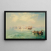 Porto di Vera Cruz, Messico - Thomas Moran — quadro incorniciato alla parete