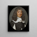 Ritratto del Presidente di Lamoignon - Thomas Prieur — quadro incorniciato alla parete