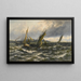 Vent et mer se levant au large de l'île de Sheppey - Thomas Rose Miles — quadro incorniciato alla parete