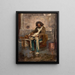L'Aveugle di Parigi - Thomas Satterwhite Noble — quadro incorniciato alla parete