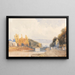 Bruxelles depuis la route de Parigi - Thomas Shotter Boys — quadro incorniciato alla parete