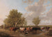 Traversée di un ruscello in periferia di Canterbury - Thomas Sidney Cooper — vista dell’opera