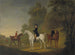 Lord Bulkeley e i suoi levrieri, il suo falconiere John Wells e il suo falconiere R. Jennings - Thomas Stringer — vista dell’opera