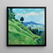 Paesaggio montano - Thomas Theodor Heine — quadro incorniciato alla parete