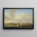 Vista sul Tamigi a Westminster durante il giorno del Lord Mayor - Thomas Wijck — quadro incorniciato alla parete
