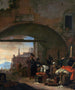 Vista di un porto levantino - Thomas Wijck — vista dell’opera