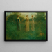 Nel giardino - Thomas Wilmer Dewing — quadro incorniciato alla parete