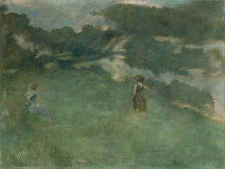 Le merle d'hermite - Thomas Wilmer Dewing — vista dell’opera