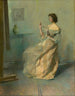 Il collare - Thomas Wilmer Dewing — vista dell’opera