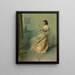 Il collare - Thomas Wilmer Dewing — quadro incorniciato alla parete