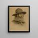 Walt Whitman - Thomas Wilmer Dewing — quadro incorniciato alla parete