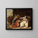 Jacob che rifiuta di inviare Benjamin lontano - Théophile Auguste Vauchelet — quadro incorniciato alla parete